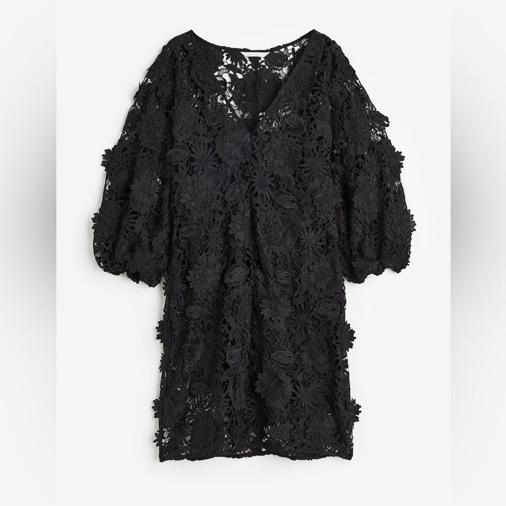 H&M Black Lace Dress